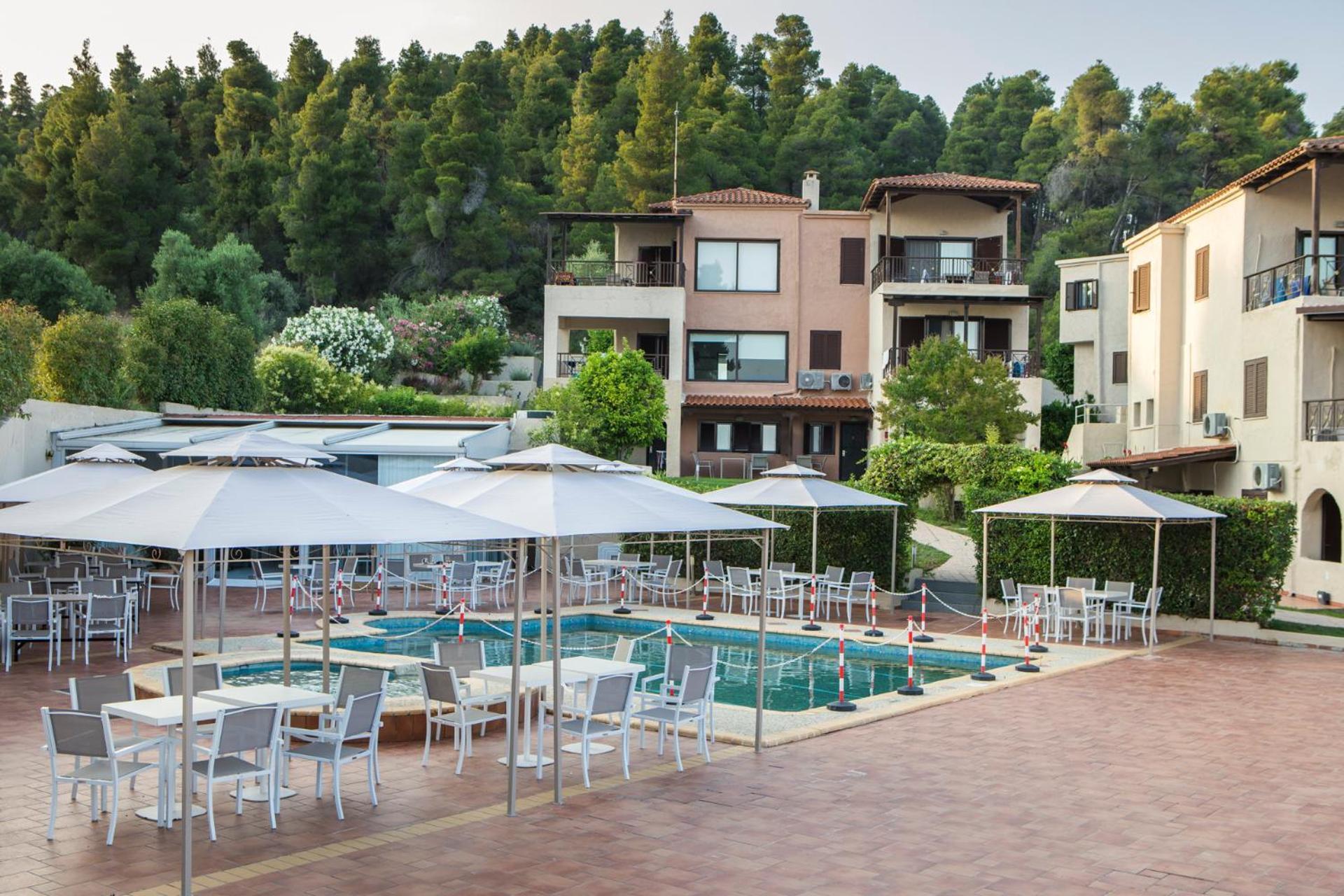 Elani Bay Resort Siviri Buitenkant foto